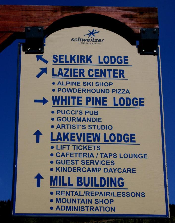 Schweitzer Mountain Resort White Pine Lodge Sandpoint Eksteriør bilde